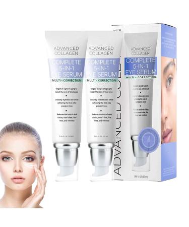 WLJEHWLJ Advanced Collagen Eye Cream, 5 in 1 Eye Serum, Turmeric Eye Cream Stick, Regenerating Eye Cream for Wrinkles