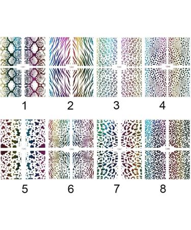 Women Easy To Use Hand-made Accessories Fashion Nail Stickers Self Adhesive Decoration Rainbow(5) Style5 - Buy Online on GoSupps.com