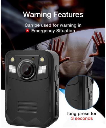 JieSuDa Q5 4K Body Camera with 64G Memory and Clear Night Vision - Buy Online on GoSupps.com