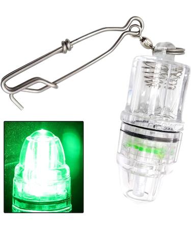 AGOOL LED Underwater Light - 2pcs Deep Drop Light Underwater Fishing Night Light Fish Attracting Light Squid Bait Light Super Bright 2,100 ft Green