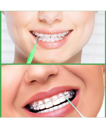 250 Pieces Interdental Brush Tooth Floss Dental Flosser - Oral Hygiene Tool for Teeth Cleaning - Soft Dental Picks Refill - Fresh Color - Buy Online on GoSupps.com