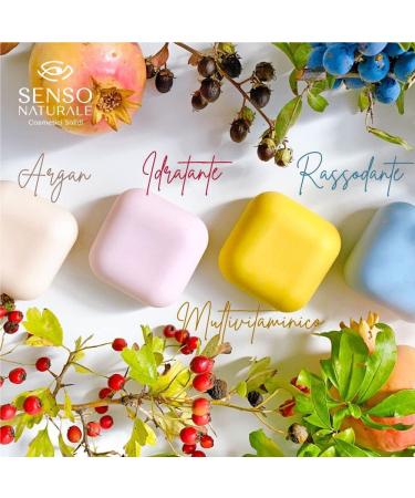 SENSO NATURALE Solid body oil with hyaluronic acid moisturizing scented cream improves elasticity and stimulates collagen vitamin E vegan corresponds to 500 ml of liquid + reservoir - Buy Online on GoSupps.com