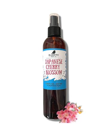 Bluebyrd Soap Co. Japanese Cherry Blossom Fragrance for Hair and Body | Alcohol Free Hair Perfume | Perfumed Hair and Body Mist in Cherry Blossom Scent | Clean Beauty Vegan Free of Parabens Sulfates and Silicones | Weightless Perfume for Your Hair | Natur - Buy Online on GoSupps.com