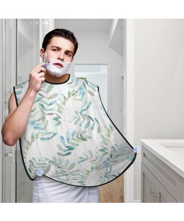 Leaves On Board Beard Bib | Non-Stick Grooming Cloth for Shaving & Trimming | Ideal Gifts for Men - International Shipping Available - Buy Online on GoSupps.com