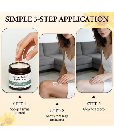 weispo 2PCS Nerve Cream Neuropathy Lotion with Arnica Natural Soothing For Joint Daily Nourishment for forKnee Hands Feet & Legs - Buy Online on GoSupps.com