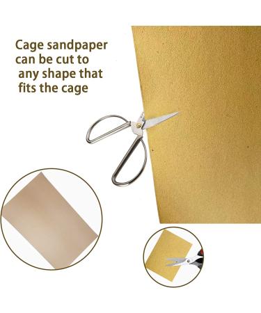 Hamiledyi Bird Gravel Paper 32PCS - 17x11 Inch Disposable Cushion Pads for Parrot Cage - Special Sea Sand Liner for Bird Parakeet Budgie - Buy Online on GoSupps.com