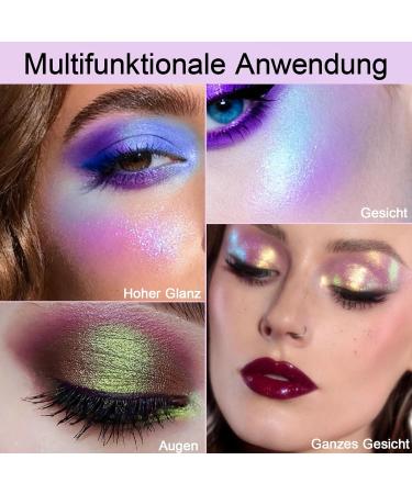  Erinde Erinde Glitter Eyeshadow Unique Highly Pigmented Eyeshadow Fine and Soft Texture Long Lasting Illuminating Powder Easy to Blend Wrinkle Free Eye Makeup - Buy Online on GoSupps.com