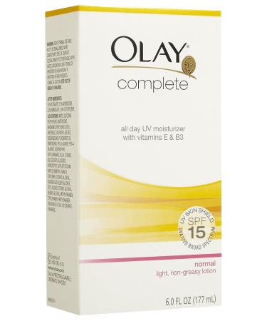 Olay Complete All Day UV Moisturizer SPF 15 for Normal Skin - 6 oz | Nourishing Protection Worldwide Delivery - Buy Online on GoSupps.com