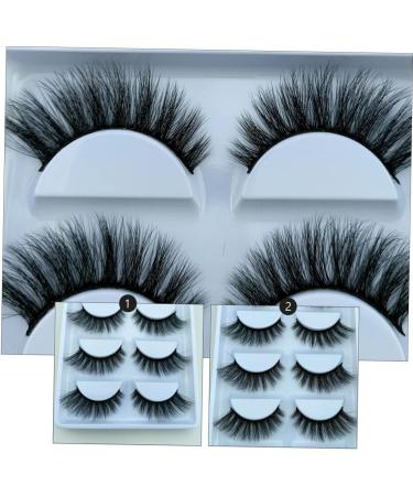 POPETPOP 5 Pairs Fake eyelashes magnetic false eyelashes magnetic eyelash fluffy false make up accessories lash accessories Realistic Fake Lashes girl Hand made false bottom fiber - Buy Online on GoSupps.com