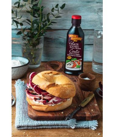 Monari Federzoni Glaze Balsamic Vinegar with Modena Glaze Ready to Use Sauce + Glaze + Topping 250ml - Buy Online on GoSupps.com