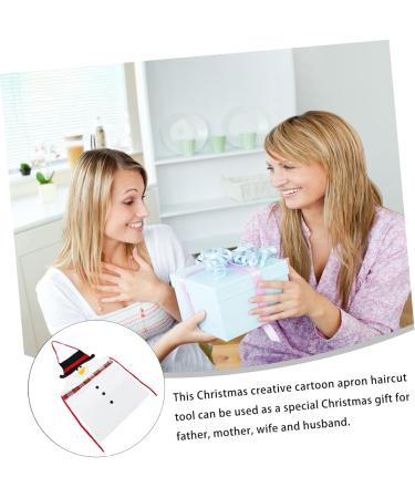 DOITOOL Christmas Apron Xmas Waitress Aprons Cooking Apron Santa Claus Outfit Xmas Kitchen Apron Holiday Apron Christmas Kitchen Apron Hair Cutting Cape Work Fabric At Home Decorations - Buy Online on GoSupps.com