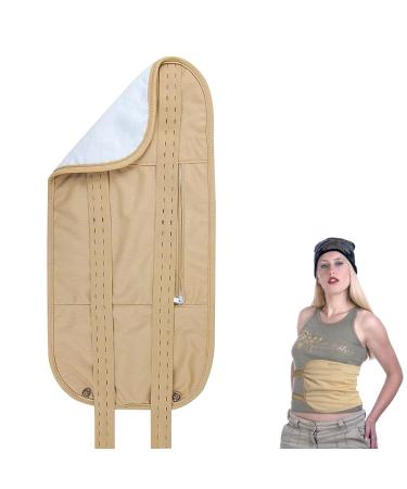 Castor Oil Wrap - Body Care Pack Wrap for Waist & Neck | Highly Absorbent Castor Oil Compress Pack Reusable with Elastic Strap Anti Oil Leak Design for Men Women Bondoo - Buy Online on GoSupps.com