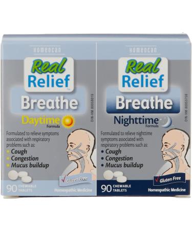 Breathe Daytime/Nighttime - 180 Tablets | Fast Shipping Worldwide for Allergy Relief - Buy Online on GoSupps.com