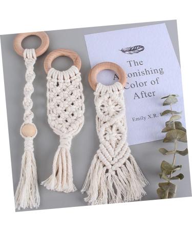 Ibasenice 9 pcs Wooden Infant Teething Toys | Safe Pacifiers for Children - Buy Online on GoSupps.com