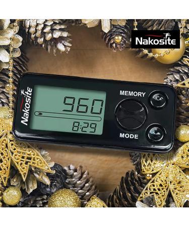 Buy Nakosite PEDI2433-NVB Pedometer - Accurate App-Free Tracker for All Ages | Distance & Calories | No Bluetooth Required - Buy Online on GoSupps.com