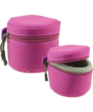 Navitech Purple Waterproof Camera Lens Protective Case Bag - Compatible With The Samyang AF 35mm f2.8 Lens