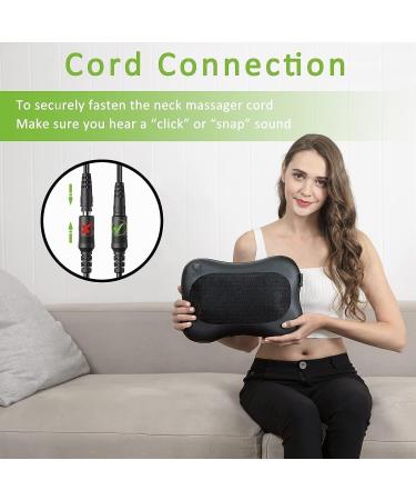 Cotsoco Shiatsu Back & Neck Massage Device | 3D Deep Tissue Heat Relief for Muscle Pain - Buy Online on GoSupps.com