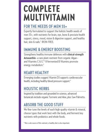 New Chapter 55+ Every Manâ€™s One Daily Multivitamin - Whole Food, 96 Veggie Tablets - Buy Online on GoSupps.com