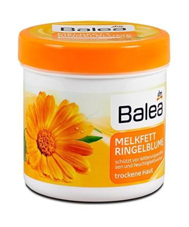 Balea Melkfett milking grease - Calendula Gel-Cream - with Vitamin A - Protects Skin against Environmental Damage/Stress from Cold Wind Rain etc 250ml / 8.45 Fl.oz