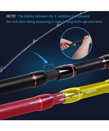 Soougayilang Speed Bass Fishing Rods - Portable 2.1m / 6.89ft Carbon Fishing Rods for Freshwater - Left-Handed A-Baitcasting Rod - International Shipping Available - Buy Online on GoSupps.com