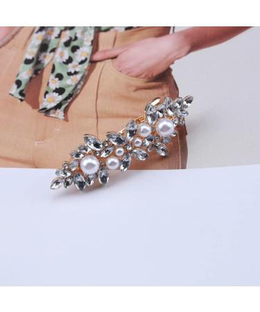 JYTDBCS Pearl Hair Barrette Crystal Pearl wedding hair accessories for women pearl hair pins pearl hair accessories pearl hair barrettes for women pearl hair pins - Buy Online on GoSupps.com