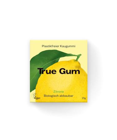 True Gum - 6 Varieties Plastic-Free Vegan Chewing Gum Set | Biodegradable & Eco-Friendly | Ginger Mint Liquorice Raspberry Lemon Strong Mint - 126g - Buy Online on GoSupps.com