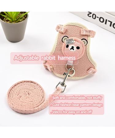 Taicols Adjustable Leash Set for Rabbits & Cats | 120cm Breathable Harness & Soft Pet Dishes | Ideal for Outdoor Walking & Travel - Buy Online on GoSupps.com