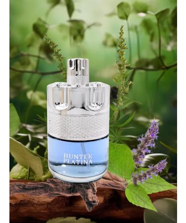 Hunter Platina EDP 100 ml Pour Homme Eau de Parfum 3.4 FL. Oz. Woody Spicy fragrance for men. - Buy Online on GoSupps.com