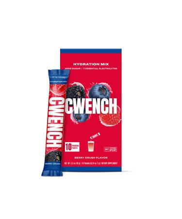 Cwench Electrolyte Mix - Berry Crush 10 Count 0.25 Ounce (Pack of 10)