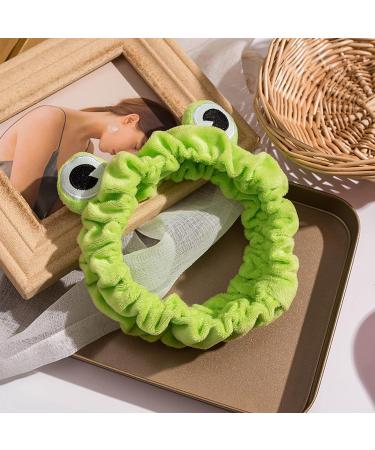 GoGoHerHome Cute Frog Headband for Washing Face & Makeup - Elastic Hair Band with Frog Eyes Design - Buy Online on GoSupps.com