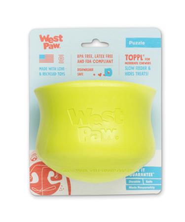 West Paw Zogoflex Toppl Denkli Dispensing Dog toy Puzzle - Interactive Kielzeiten for Dogs - Dog toys for moderate horsepower starting catching - holds dry food treat XL XL Grandma Smith