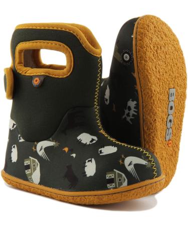 BOGS Baby Wellington Boots Plum Flower Stripe 71565 | UK Child Size 3-8 Green - Buy Online on GoSupps.com