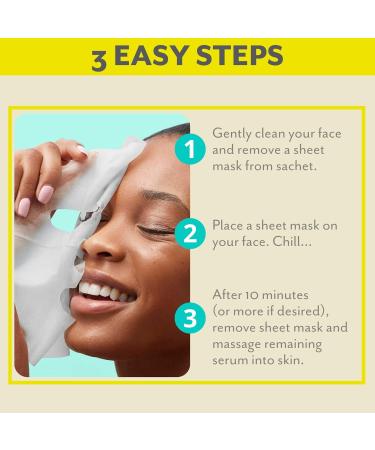 Patchology Brightening Face Masks with Vitamin C - Illuminate Skin Tone & Radiance | Best Sheet Masks for Men & Women (2 Count - Buy Online on GoSupps.com