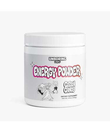 Unboring Labs Pre-Workout Energy Powder (Cotton Candy) - Buy Online on GoSupps.com