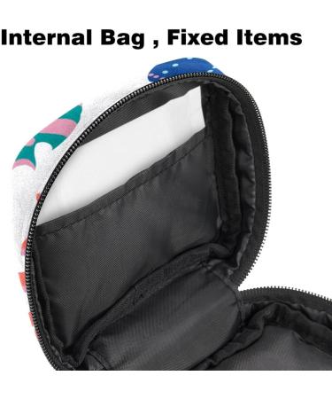 Buy Multi-Colored Storage Bags for Women's Bandages & Menstrual Cups - Large Zipper Pocket for Tampons & Inserts - International Shipping Available - Buy Online on GoSupps.com
