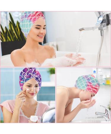 Cerulentree Hair Drying Cloth Wrap - 2 Packs Super Absorbent Hair Turban Towel for Women - Fast Drying Head Wrap for Smooth & Curly Hair - Buy Online on GoSupps.com