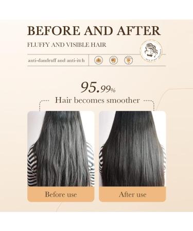 Rice hair care products 500 ml rice shampoo and 20 pieces rice hair mask improves frizz dry ends and split ends deeply and effectively moisturizes and shampoo - Buy Online on GoSupps.com
