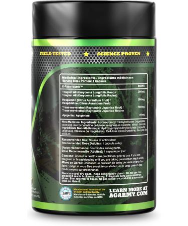 TestDex - E-Raser Matrix Tongkat Ali Trans-Resveratrol Natural Anti-Oxidant One Month Supply - Buy Online on GoSupps.com
