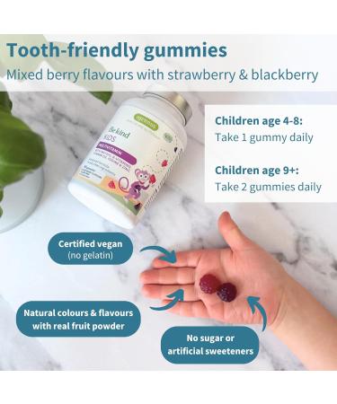 Igennus Methylated Kids Multivitamin Gummy MTHFR No Artificial Sweeteners or Flavors Sugar Free Age 4+ 90 Natural Berry Flavor Gummies from Fruit Powder Non-GMO Halal Clean Label 90 Count (Pack of 1) - Buy Online on GoSupps.com