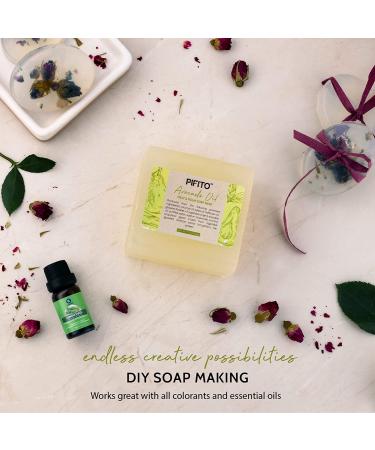 Pifito Avocado Oil Melt and Pour Soap Base (5 lb) - Premium 100% Natural Glycerin Soap Base for Luxurious Soap Making - 5 Pound Bulk Supply - Buy Online on GoSupps.com