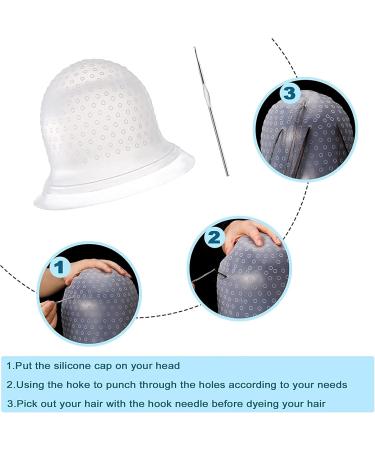 DIY Hair Coloring Set 25-Piece Silicone Dye Kit with Brushes Caps Gloves & Tools for Salon-Quality Highlights - Buy Online on GoSupps.com