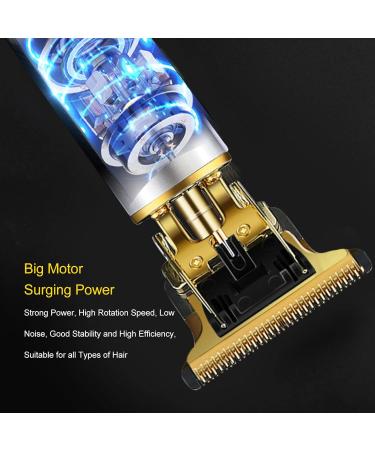 Professional Cordless Hair Clippers for Men - Rechargeable USB Adjustable Trimmer Set for Home Salon & Barbershop - Buy Online on GoSupps.com