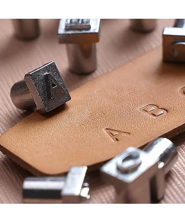 70Pcs Leather Craft Stamping Tools - Metal Alphabet, Number, and Pattern Set for Leather Crafting - Buy Online on GoSupps.com