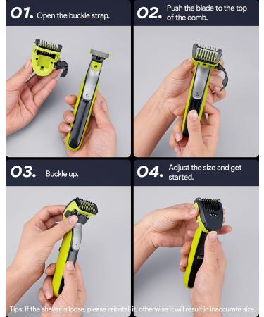 14 in 1 Adjustable Attachments Compatible with O Blade 360 QP2734 QP2724 OBlade QP2724 QP2520 QP2630 14 Cutting Lengths (0.4 to10mm) Guards Body Face Hair Trimmer Precision Replacement Comb - Buy Online on GoSupps.com