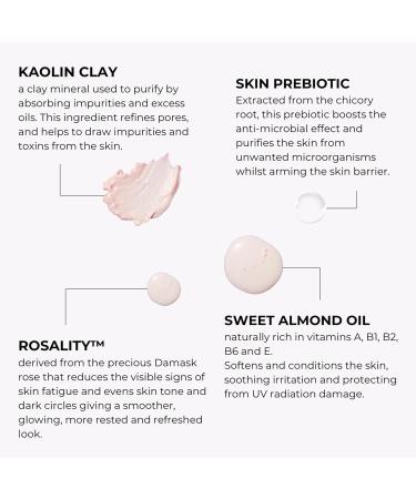 Amanda Caroline - Haute Rose - Cream Clay Foaming Cleanser - 125ml - Buy Online on GoSupps.com
