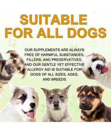 ZyranovaE Allergy Aid For Dogs 180 chews All Itch and Immunity Treats for Dogs Dog Allergy Relief Natural Immune & Digestive Support for All Breeds and Sizes Chicken Flavor - Buy Online on GoSupps.com