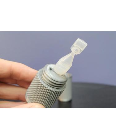 Znet3D Eye Drop Vial Holder & Pocket Case - Carry One Single-Use Vial - Perfect for Pocket Purse or School Bag (Silver - Buy Online on GoSupps.com