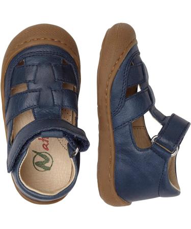 Naturino WAD Leather Closed-Toe Shoes - Blue (5 UK) | Genuine Leather Shoes - Buy Online on GoSupps.com