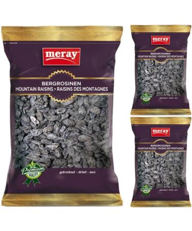 Mry Bergrosinen Raisins 250 g with Pufai Grocery (Pack of 3)