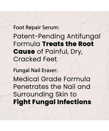 Dr. Canuso Healthy Nail System | 2-Step Antifungal Treatment for Toenail Fungus & Cracked Heels | Fast Repair & Restoration with Tolnaftate 1 - Buy Online on GoSupps.com